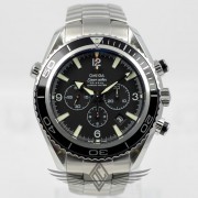 Omega Seamaster Planet Ocean 45mm Stainless Steel Bracelet Black Dial BLack Bracelet Watch 2210.50.00