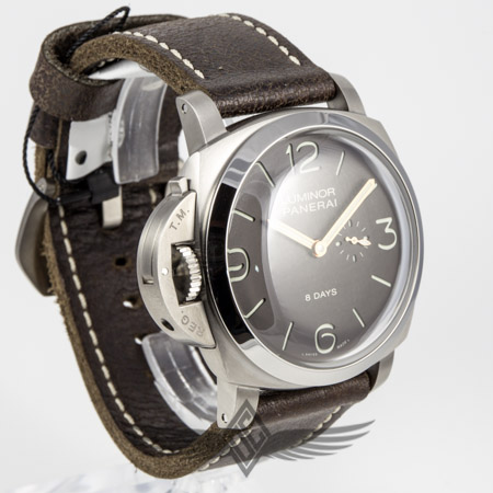 Panerai Luminor titanium 1950's 8 Day manual wind watch PAM00368