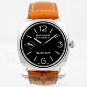 Panerai PAM00183 Radiomir Black Seal 45mm Stainless Steel Case Leather Strap Manual Wind Watch PAM183