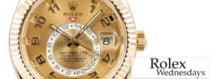 OC Watch Company Rolex Wednesdays Walnut Creek Rolex Yellow Gold Sky Dweller 23693
