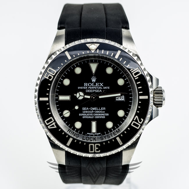 stad Kauwgom Noodlottig Rolex DeepSea Sea-Dweller on a “RubberB” Strap Tang Buckle Ceramic Bezel  44mm Case 116660 | OC Watch Company Watch Store