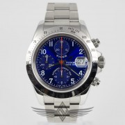 Tudor Tiger Prince Chronograph Blue Dial Stainless Steel Oyster Bracelet Automatic Watch 72980P