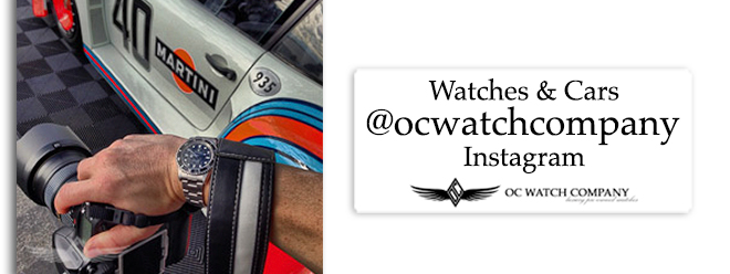 Watches and Cars OC Watch Company Instagram