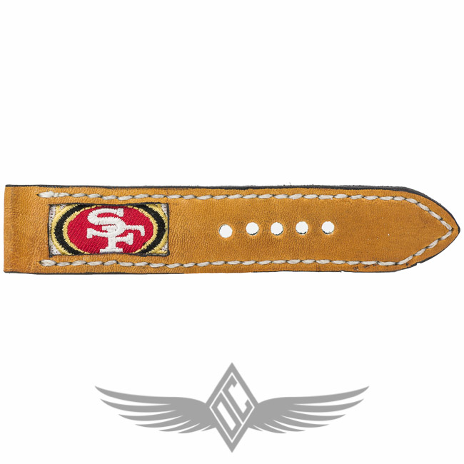 Custom Made San Francisco 49ers (Jerry Rice) Watch Strap 24mm X 24mm