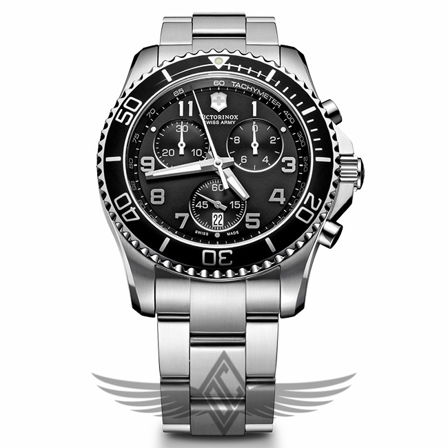 Victorinox Swiss Army Maverick GS Chronograph Black Dial Quartz Watch 241432