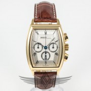 Breguet Heritage Chronograph Yellow Gold Case Silver Roman Numeral Dial Automatic Watch 5460BA-12-996