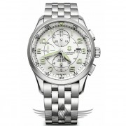 Victorinox Swiss Army AirBoss Mechanical Chronograph 42mm Steel Case and Bracelet Mens Watch 241621