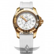 Victorinox Swiss Army Dive Master 500 38mm Gold Plated Case White Dial Rubber Strap Watch 249057