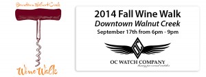 Downtown Walnut Creek Wine Walk 2014 - OC Watch Company