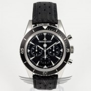 Jaeger LeCoultre DeepSea Chronograph 42mm Stainless Steel Case Black Dial Rotating Bezel Automatic Watch 2068570