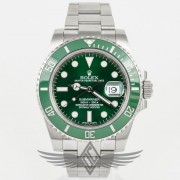 Rolex Submariner Green Dial Green Ceramic Bezel 40mm Stainless Steel Oyster Bracelet Dive Watch 116610LV
