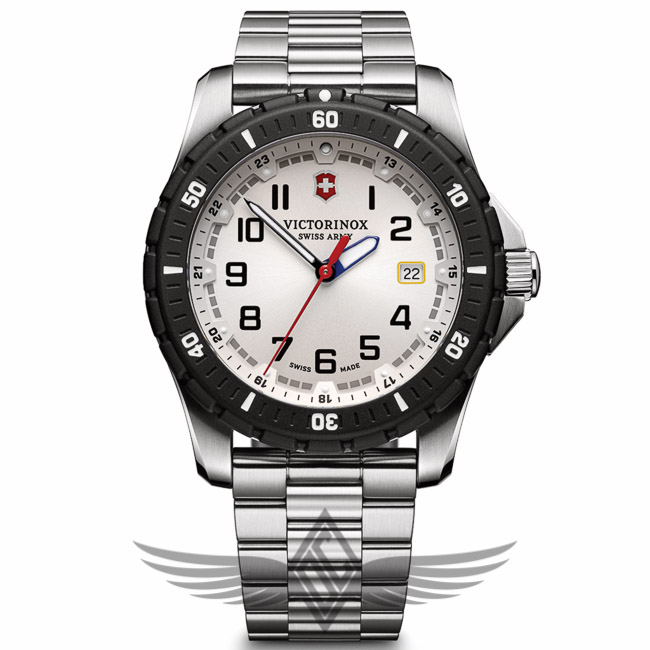 Men's Wenger by Swiss Army White Louisville Cardinals City Active Silicone  Bracelet Watch