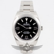 Rolex Explorer 39mm Steel Case Oyster Bracelet Black Dial Automatic Watch 214270