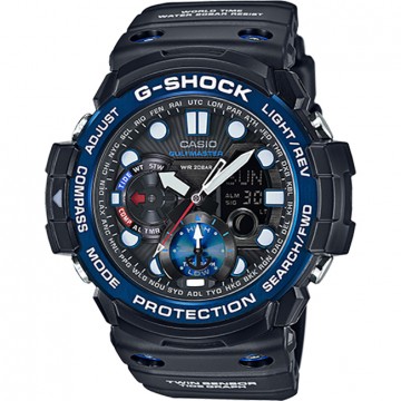 G-Shock GULFMASTER Black and Blue XTRA Large Master of G World Time GN1000B-1A